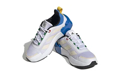 Adidas Originals (gs) Adidas Tech Runner X Lego 'white Shock Blue' In Multi