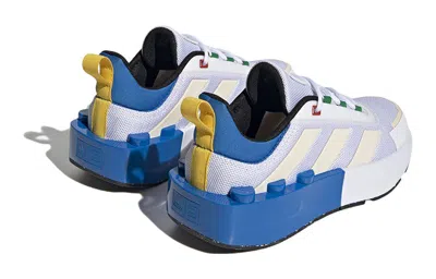 Adidas Originals (gs) Adidas Tech Runner X Lego 'white Shock Blue' In Multi