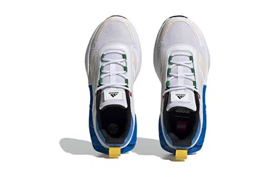 Adidas Originals (gs) Adidas Tech Runner X Lego 'white Shock Blue' In Multi