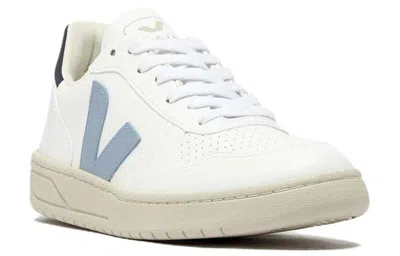 Veja V-10  Lace-up 'white Steel Nautico' In Multi