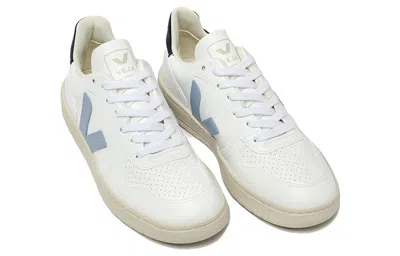Veja V-10  Lace-up 'white Steel Nautico' In Multi