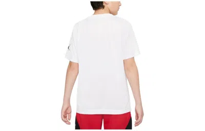 Air Jordan (gs)  Short Sleeves Tee 'white Red 23 Jordan Logo'