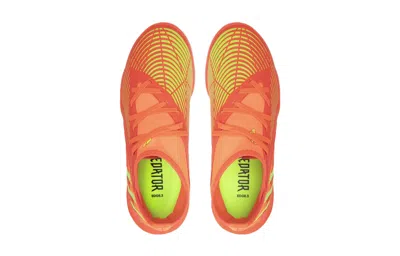 Adidas Originals (gs) Adidas Predator Edge.3 Tf 'game Data Pack' In Orange
