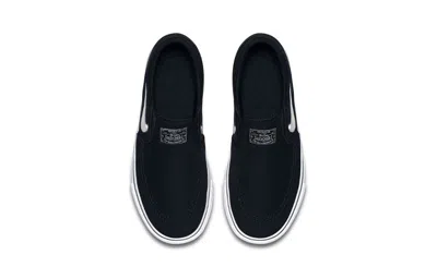 Nike (ps)  Stefan Janoski Cnvs Slip 'black White'