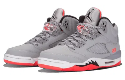 Air Jordan (gs)  5 Retro 'hot Lava' In Gray
