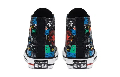 Converse Chuck Taylor All Star High Top Jr Black/multicolor