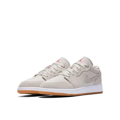 Air Jordan (gs)  1 Low 'desert Sand' In Gray