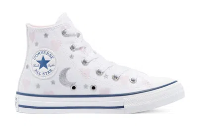 Converse (gs)  Chuck Taylor All Star High 'my Wish' In White