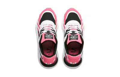 Puma (gs) Sonic X  Rs 9.8 Low Running Shoes Black/white/pink