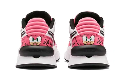 Puma (gs) Sonic X  Rs 9.8 Low Running Shoes Black/white/pink