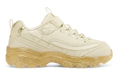 Skechers (gs)  James Goldcrown X D'lites Crystal Marathon Running Shoes 'beige Gold'