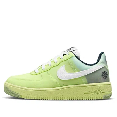 Nike (gs)  Air Force 1 Crater 'light Lemon Twist' In Green