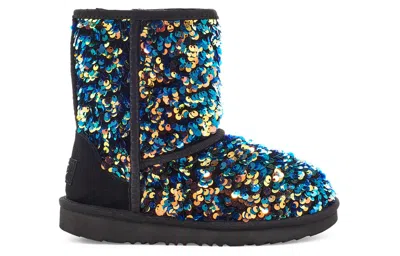 Ugg (ps)  Classic Ii Stellar Sequin 'black' In Multi