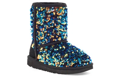Ugg (ps)  Classic Ii Stellar Sequin 'black' In Multi