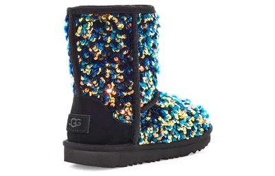 Ugg (ps)  Classic Ii Stellar Sequin 'black' In Multi