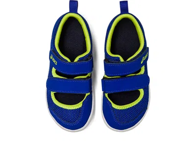 Asics (ps)  Amphibian 9 'royal Blue' In Animal Print