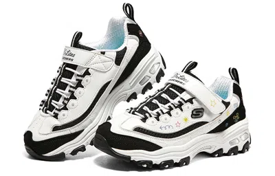 Skechers (gs)  Dlites 1.0 'black White' In Multi