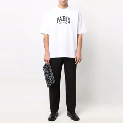 Balenciaga Cities Paris T-shirt Medium Fit 'white'