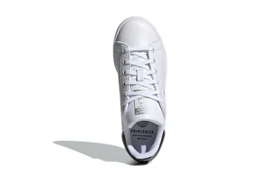 Adidas Originals (gs)  Stan Smith J Shoes 'white Black Grey' In White