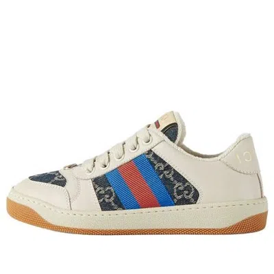 Gucci (wmns)  Screener 'gg Canvas - Denim Ivory' In Neutral