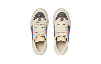 Gucci (wmns)  Screener 'gg Canvas - Denim Ivory' In Neutral