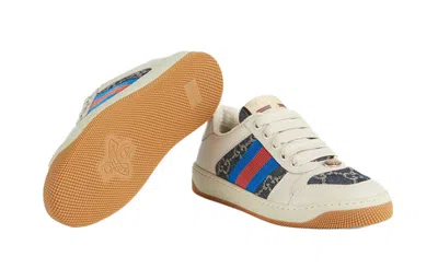 Gucci (wmns)  Screener 'gg Canvas - Denim Ivory' In Neutral