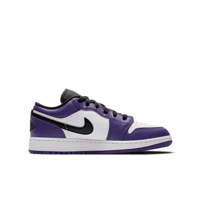 Air Jordan (gs)  1 Low 'court Purple' In Blue