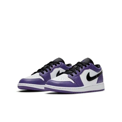 Air Jordan (gs)  1 Low 'court Purple' In Blue