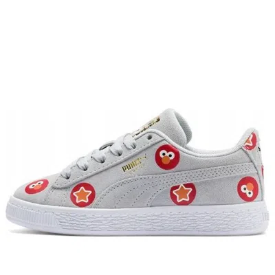 Puma (ps)  Sesame Street 50 Suede Badge Ps In Gray