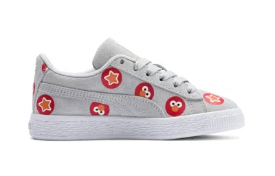 Puma (ps)  Sesame Street 50 Suede Badge Ps In Gray