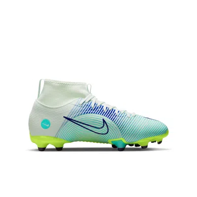 Nike (gs)  Mercurial Superfly 8 Academy Mg 'dream Speed - Barely Green Electro Purple' In Multi