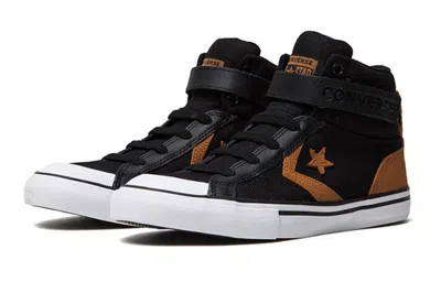 Converse Pro Blaze Strap Sneakers K Black/orange/yellow