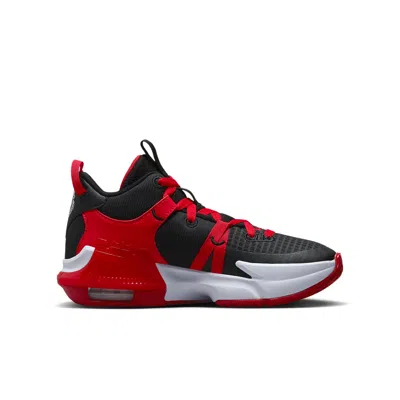 Nike (gs)  Lebron Witness 7 Basketball Shoes 'black University Red White' In Multi
