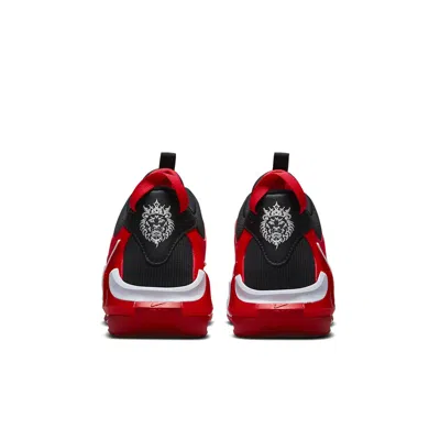 Nike (gs)  Lebron Witness 7 Basketball Shoes 'black University Red White' In Multi