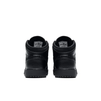 Air Jordan (gs)  1 Mid 'all Black'