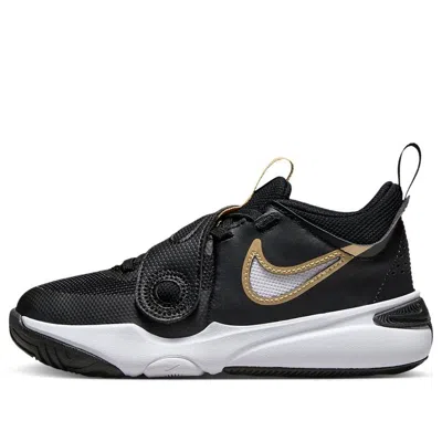 Nike (ps)  Team Hustle D11 'black Metallic Gold'