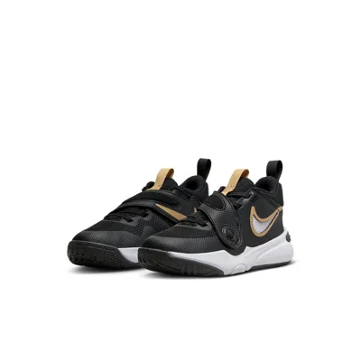 Nike (ps)  Team Hustle D11 'black Metallic Gold'