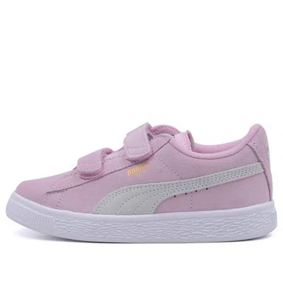 Puma (ps)  Suede 2 Straps Skate Shoes Pink