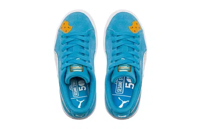 Puma (ps) Sesame Street 50 X  Suede Statement Sneakers Blue