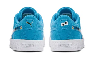 Puma (ps) Sesame Street 50 X  Suede Statement Sneakers Blue