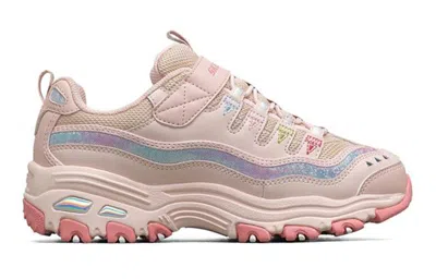 Skechers (gs)  D'lites Shoes 'pink Multi'