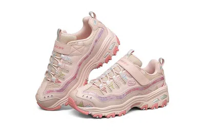 Skechers (gs)  D'lites Shoes 'pink Multi'