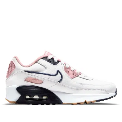 Nike (gs)  Air Max 90 Leather Se 'white Pink Glaze' In Multi