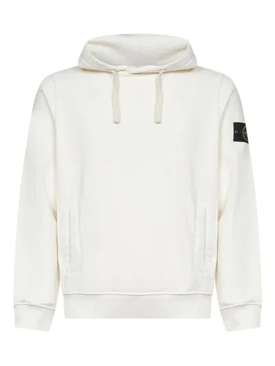 Stone Island Brushed Organic Cotton Fleece Hoodie Clothing