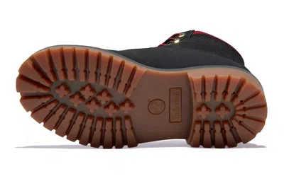 Timberland (gs)  6 Inch Premium Waterproof Boots 'black Red'