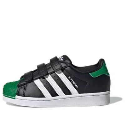 Adidas Originals (ps)  Superstar X Lego 'core Black Green'