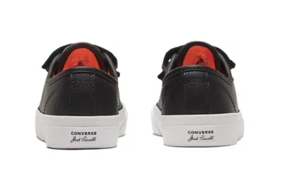 Converse Jack Purcell K Black/white/orange