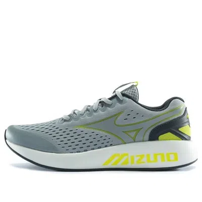 Mizuno Pi Ec Low-top Grey/yellow In Gray