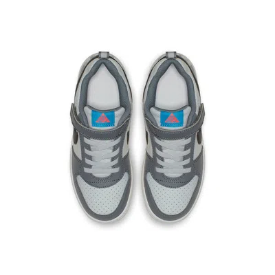 Nike (ps)  Court Borough Low Grey/blue