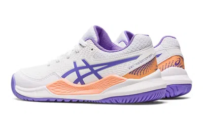 Asics (gs)  Gel-resolution 9 'white Purple' In Multi